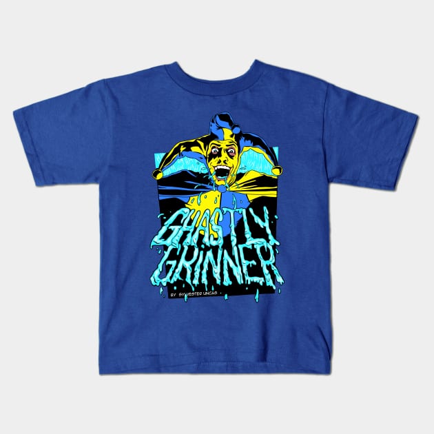 Ghastly Grinner - Are You Afraid of the Dark Kids T-Shirt by spookyruthy